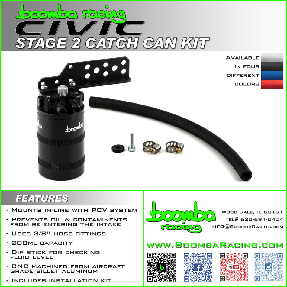 16-21 Civic Stage 2 Catch Can Kit