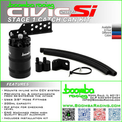 CIVIC X SI STAGE 1 CATCH CAN KIT.