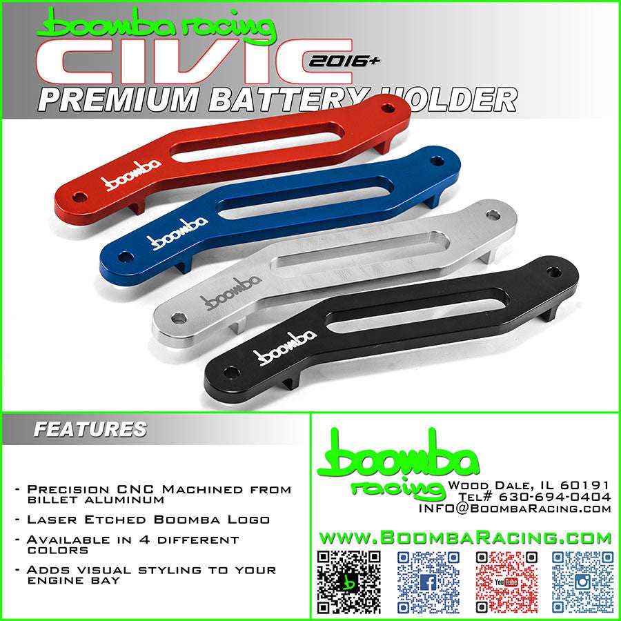 Civic X Billet Battery Tie Down