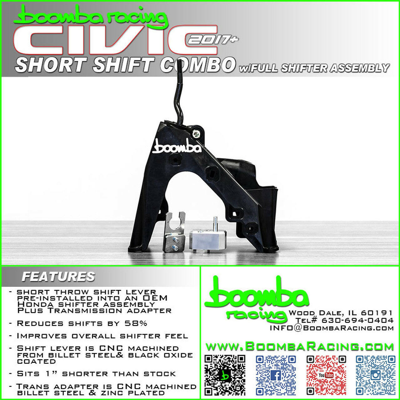CIVIC X SHIFTER ASSEMBLY KIT.