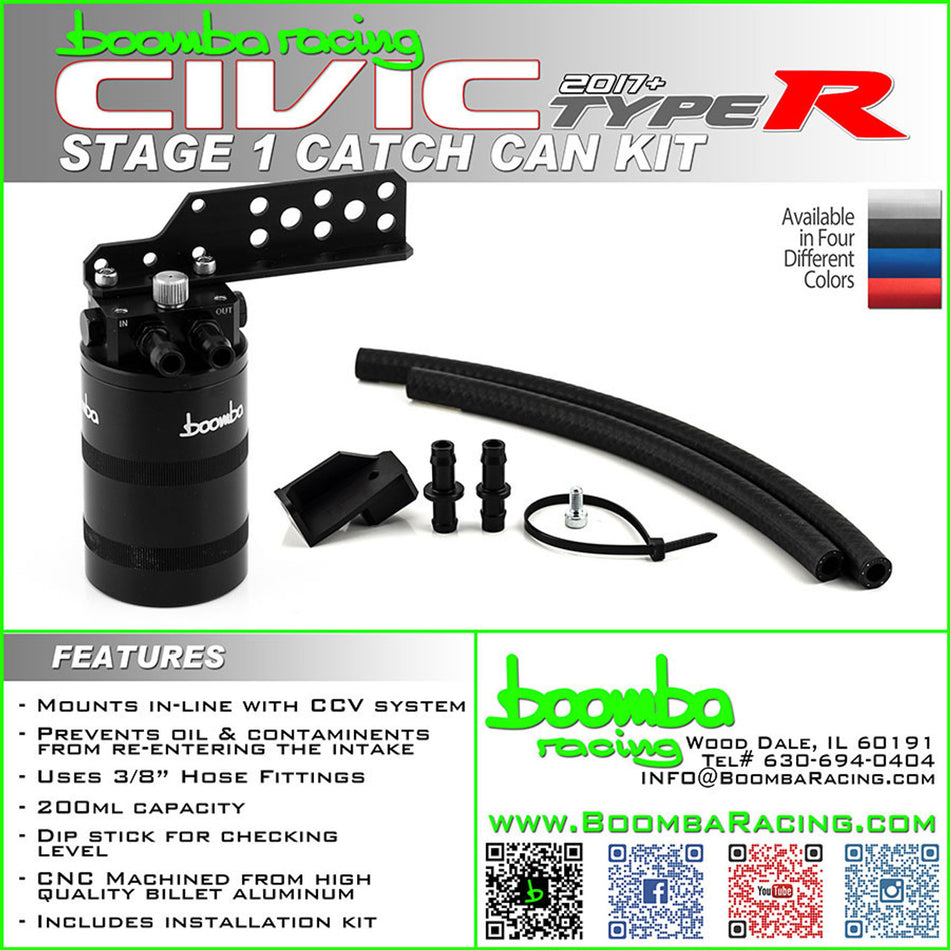 TYPE R STAGE 1 CATCH CAN KIT
