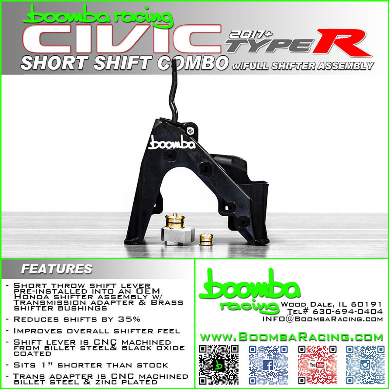 TYPE R SHIFTER ASSEMBLY KIT - SBX Performance