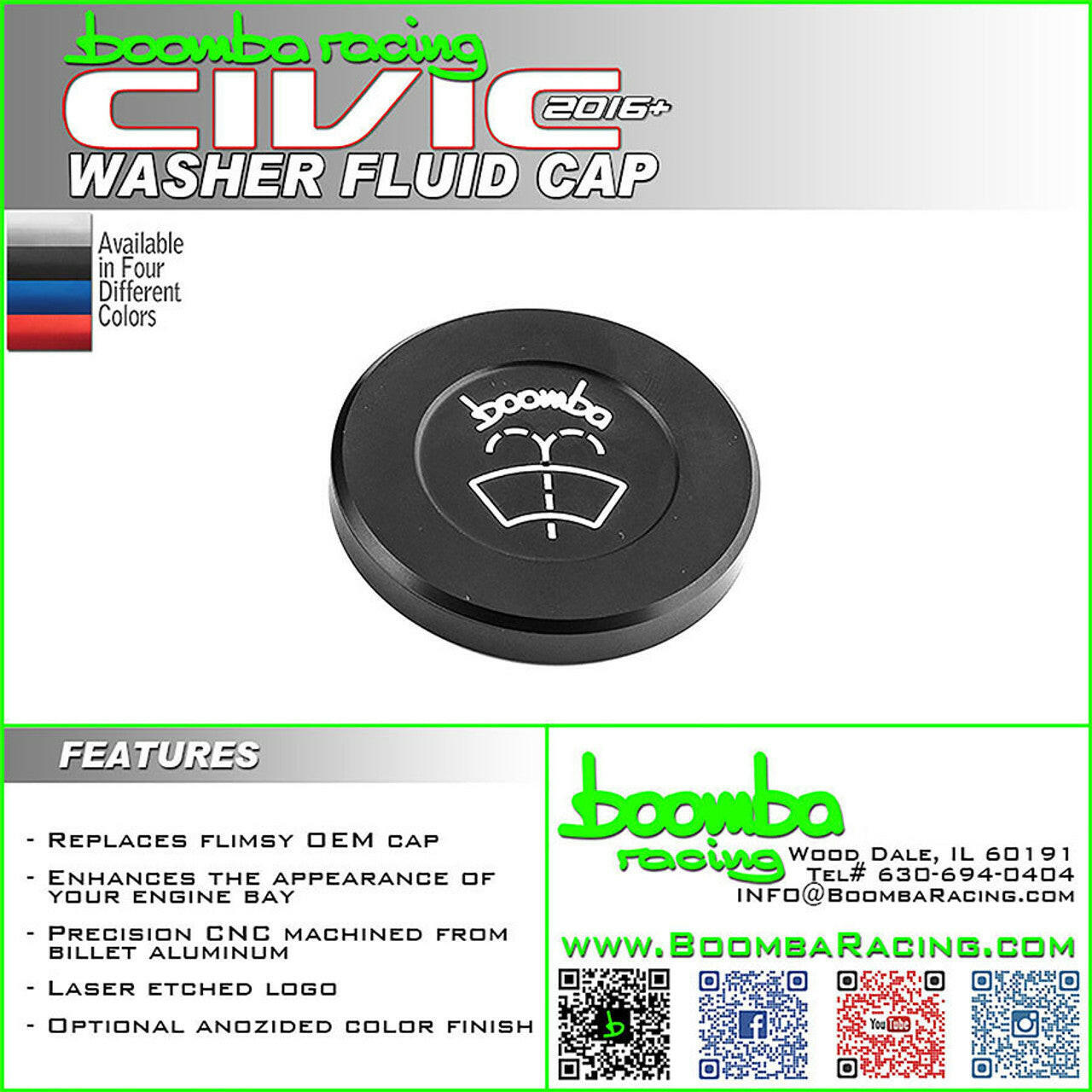CIVIC X WASHER CAP.