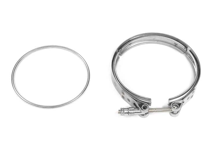 SBD 4" V-Band Clamp + Fire Ring Combo - Nissan GT-R R35
