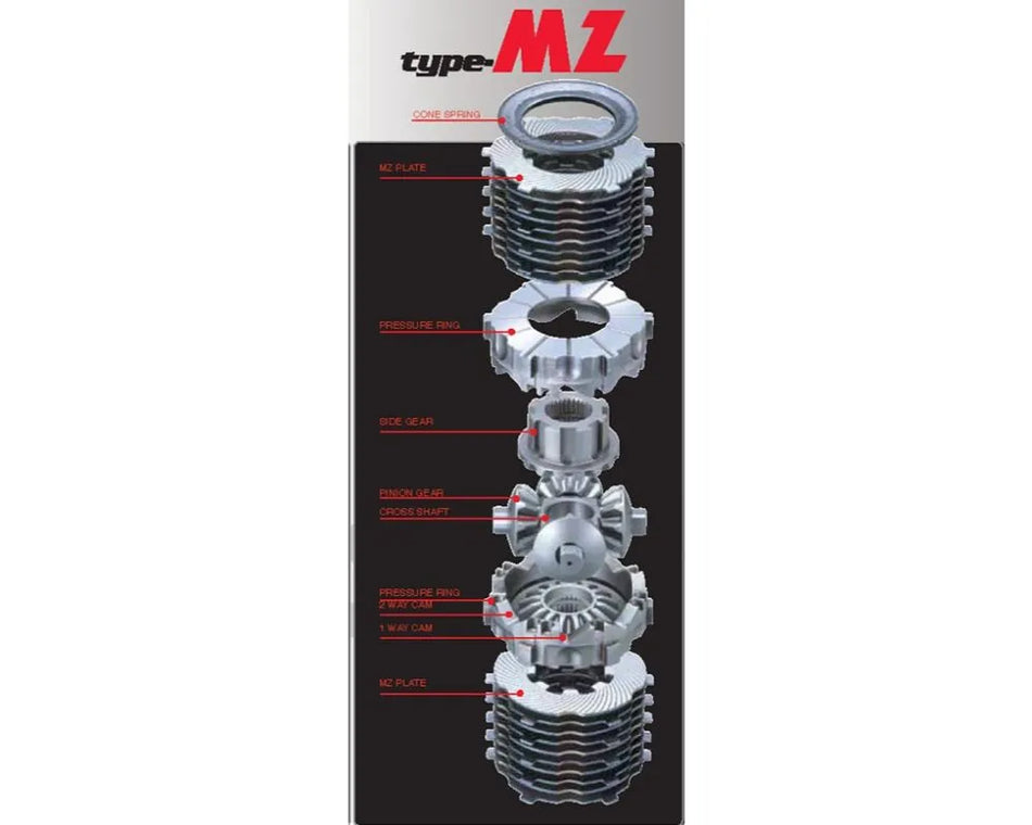 Cusco LSD Type-MZ 1-Way (1 & 1.5 Way) Front Acura | Honda 1993-2001.
