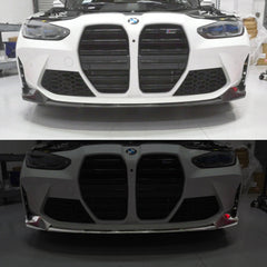 PLM Dry Carbon Fiber Front Lip Splitter - BMW G80 G82 M3 M4.