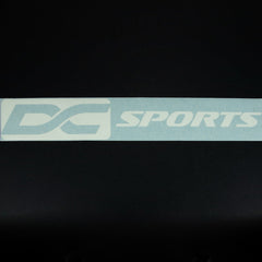 DC Sports White Die Cut Sticker