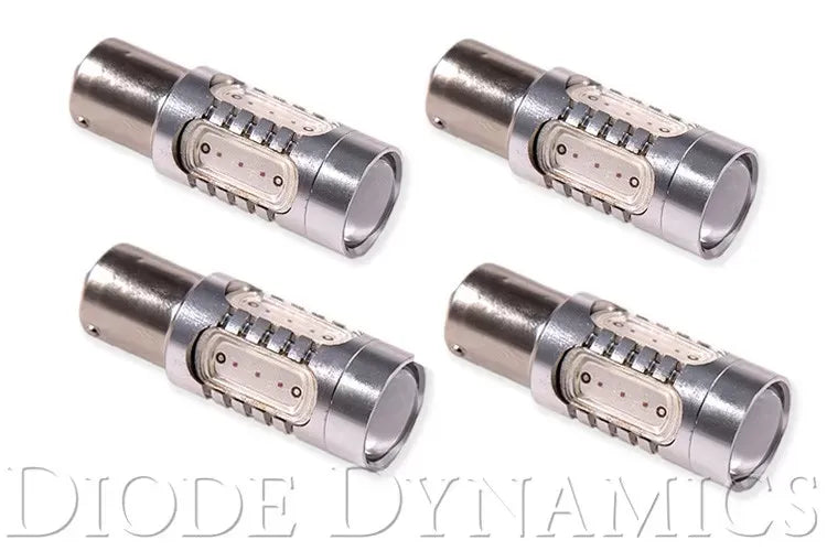 Diode Dynamics 1156 LED Bulb HP11 LED Red Set of 4.