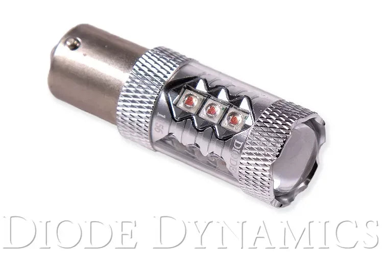 Diode Dynamics 1156 XP80 LED Bulb Red Single.