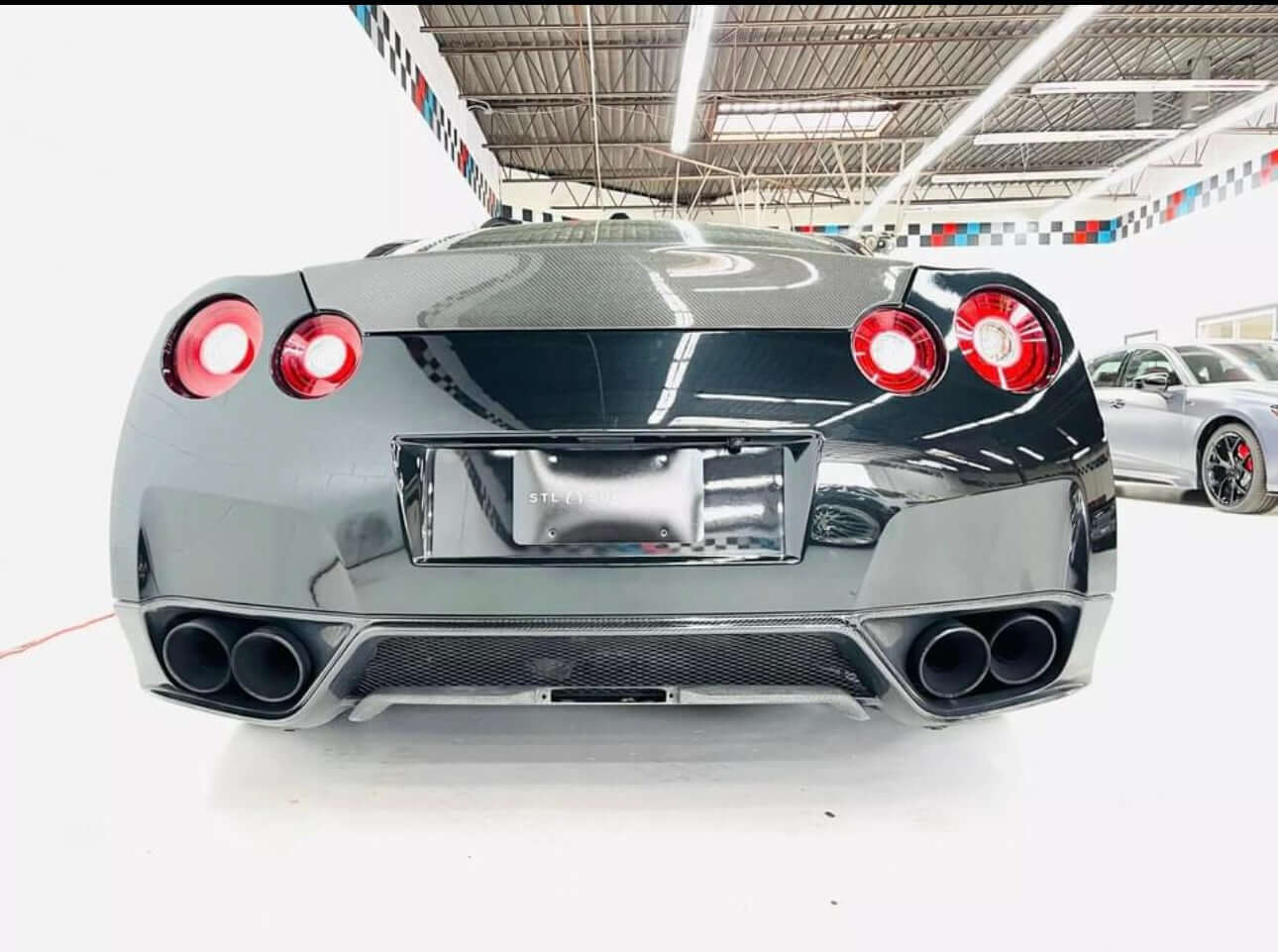 OEM Style Carbon Fiber Rear Trunk - Nissan GTR R35.