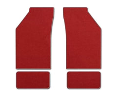 Coverking Premium Plush Designer Floor Mats Style B Red Front Center Acura TL 2004-2008