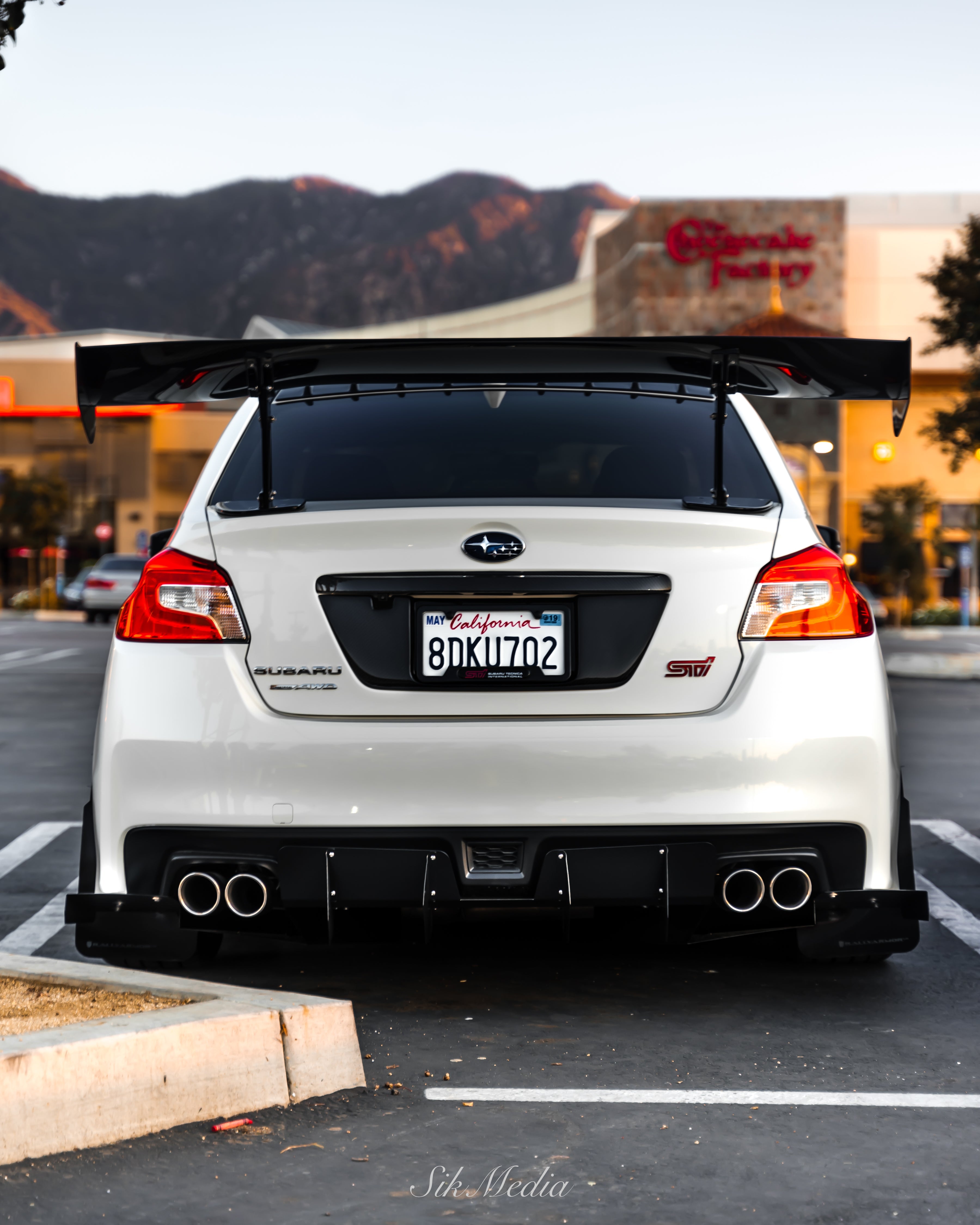 APR Performance Carbon Fiber Trunk Garnish Subaru Wrx Sti 2015 2021