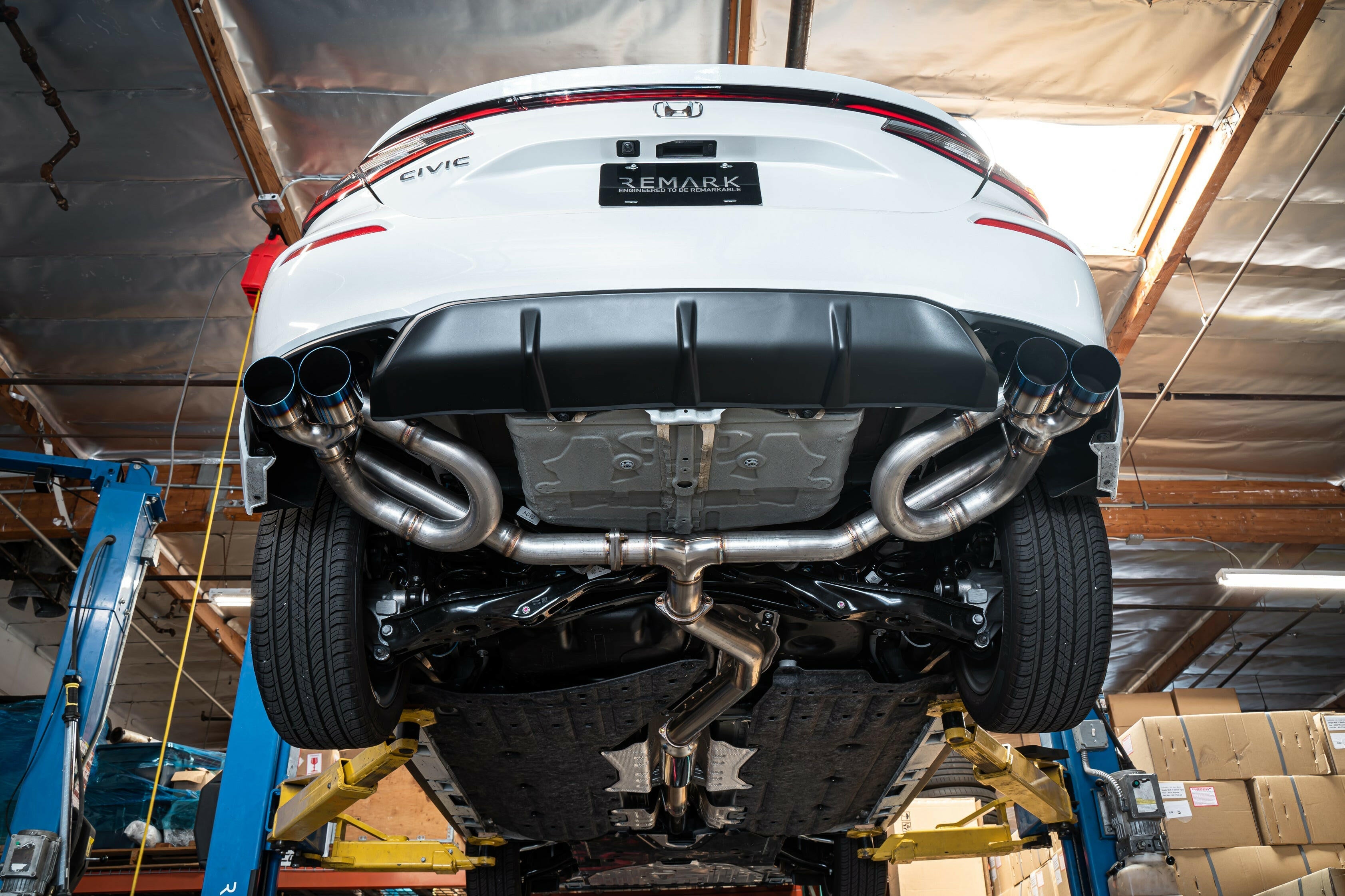 Link Loop Catback Exhaust - Honda Civic Hatchback EX-L (2022+).