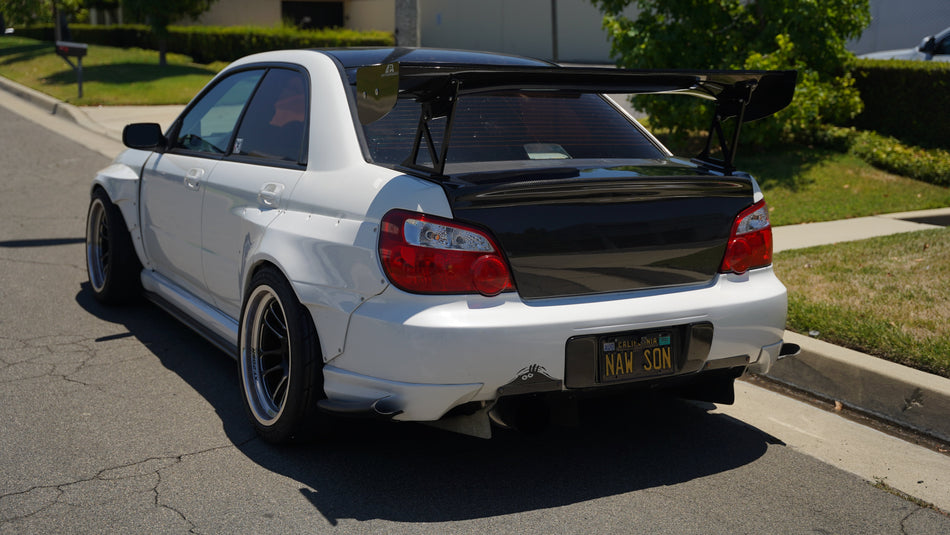 APR Performance Carbon Fiber License Plate Frame Subaru Impreza Wrx Sti 2004 2007