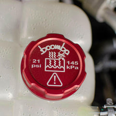 FORD COOLANT RESERVOIR CAP COVER.