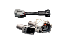 Fuel Injector Clinic Set of 4 Denso (Female) to Honda OBD2 (Male) Injector Plug Adapters / PADPDtoH4.