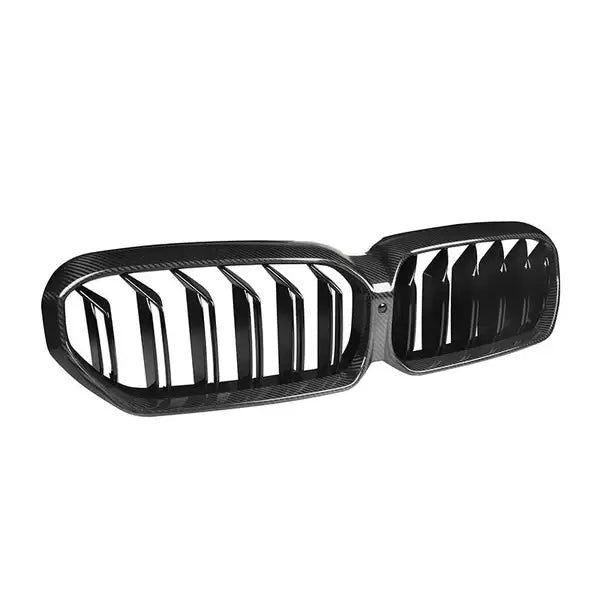 Dual Slat Carbon Fiber Grille - BMW G30 5 Series LCI.