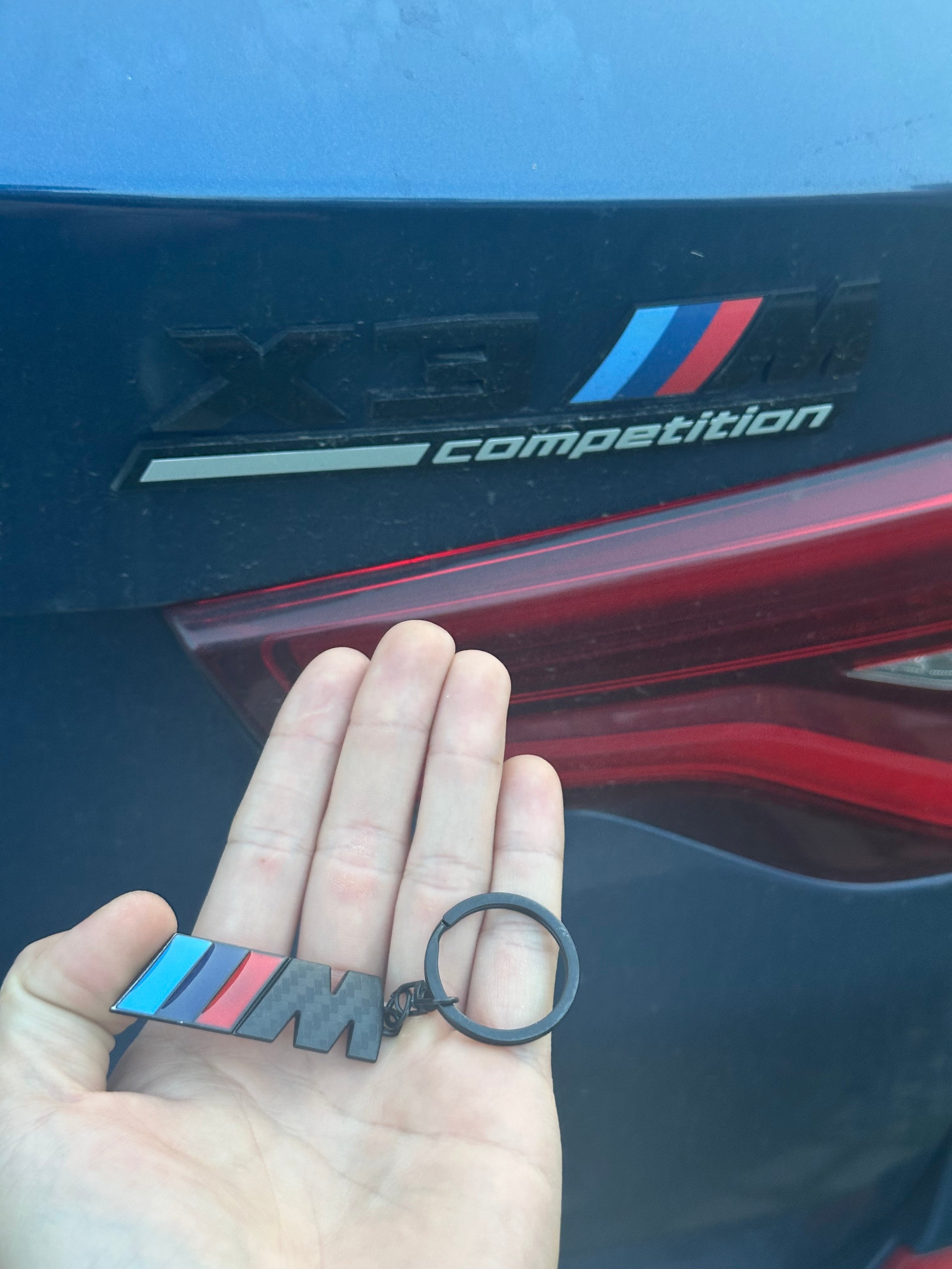 BMW M Emblem KeyChain KeyRing.