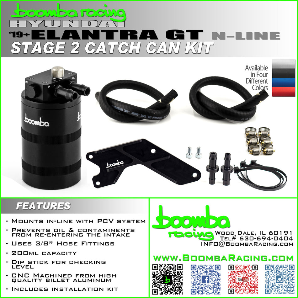 Elantra GT N-Line Stage 2 Catch Can Kit