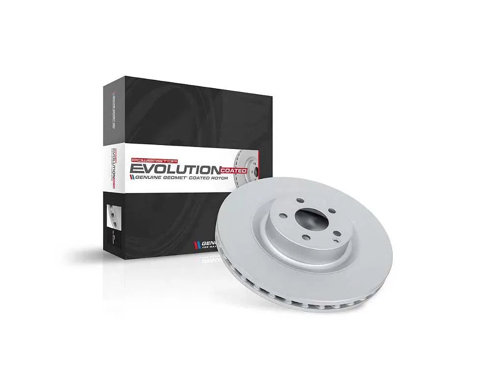 Power Stop Evolution Geomet Coated Rotor Rear Acura Integra 1990-2001.