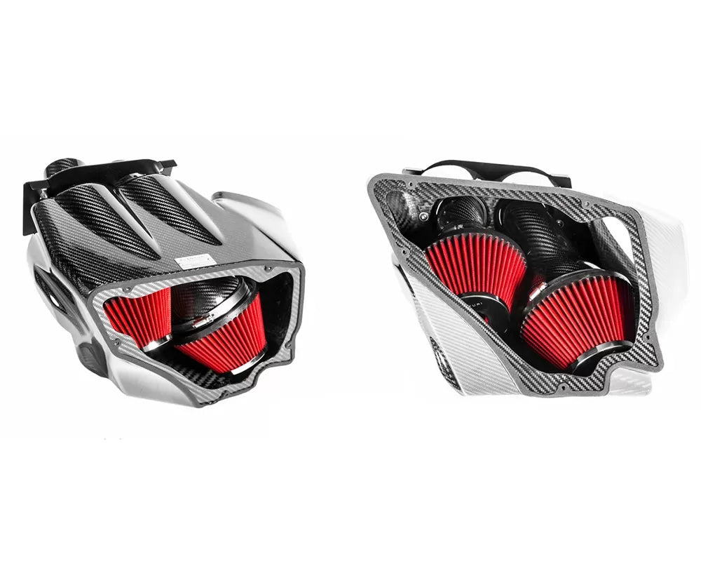 Eventuri Black Carbon Fiber Air Intake System Audi C7 RS6 | RS7 2002-2017.