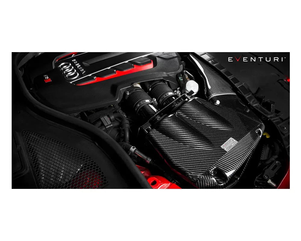 Eventuri Black Carbon Fiber Air Intake System Audi C7 RS6 | RS7 2002-2017.