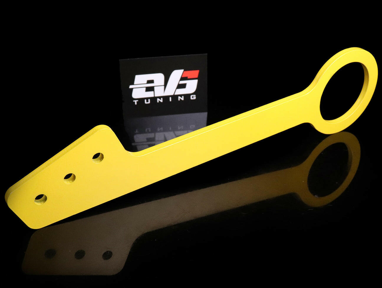 EVS Tuning Yellow Front Tow Hook - 00-09 S2000 w/Voltex Bumper.