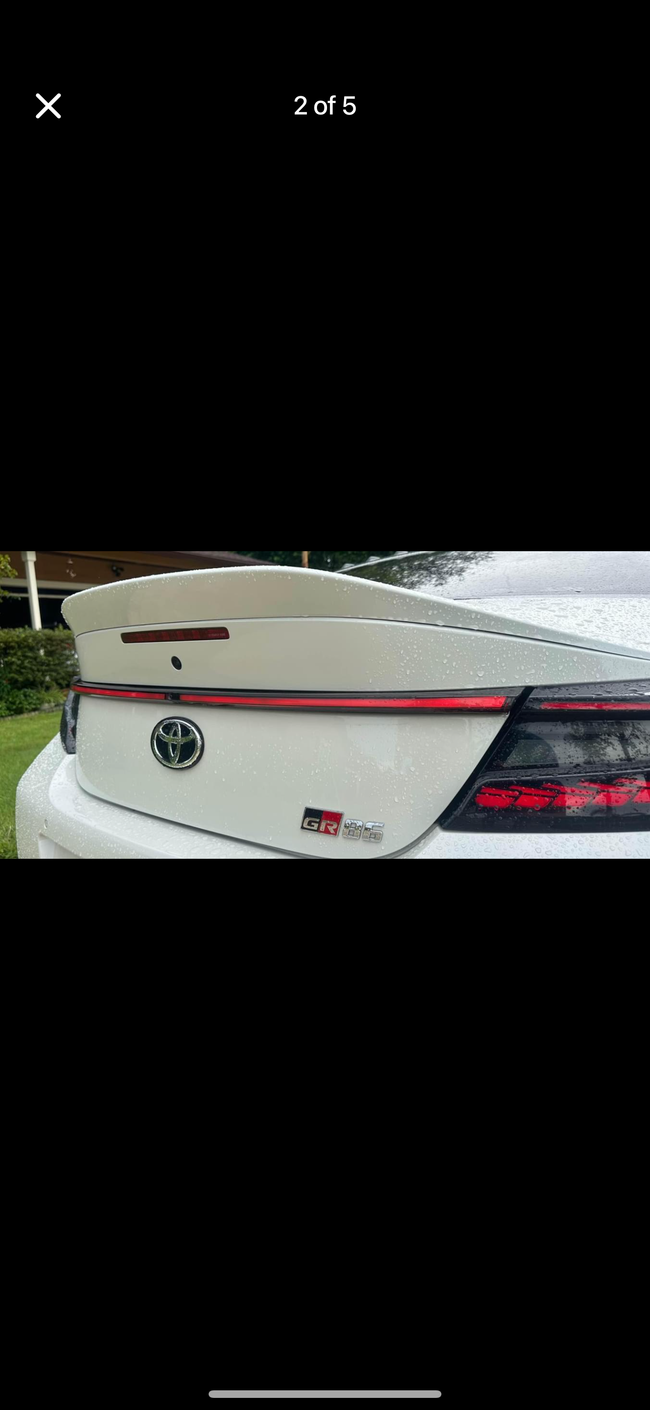 LED Trunk Rear Brake Light Bar - 22-24 Toyota GR86 Subaru BRZ.