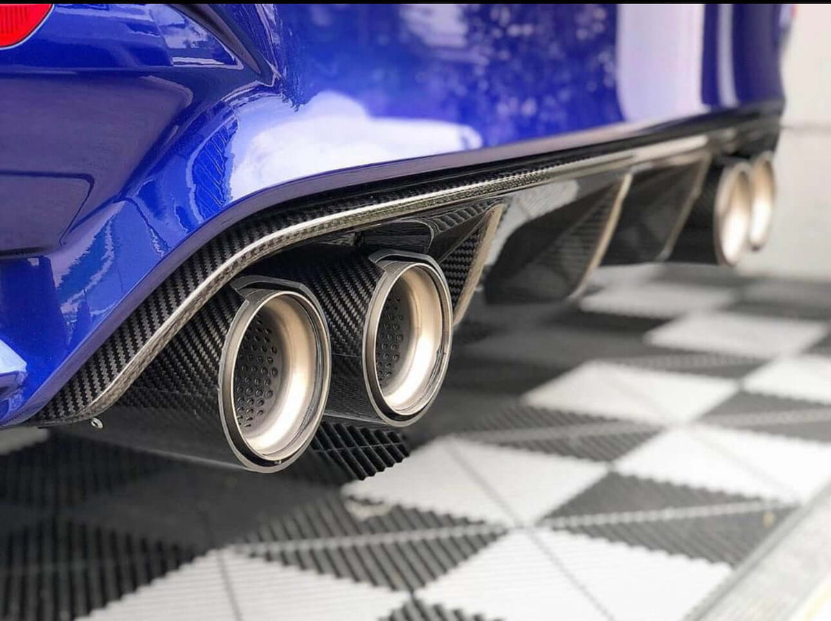 M Performance Carbon Fiber universal Exhaust Tip.