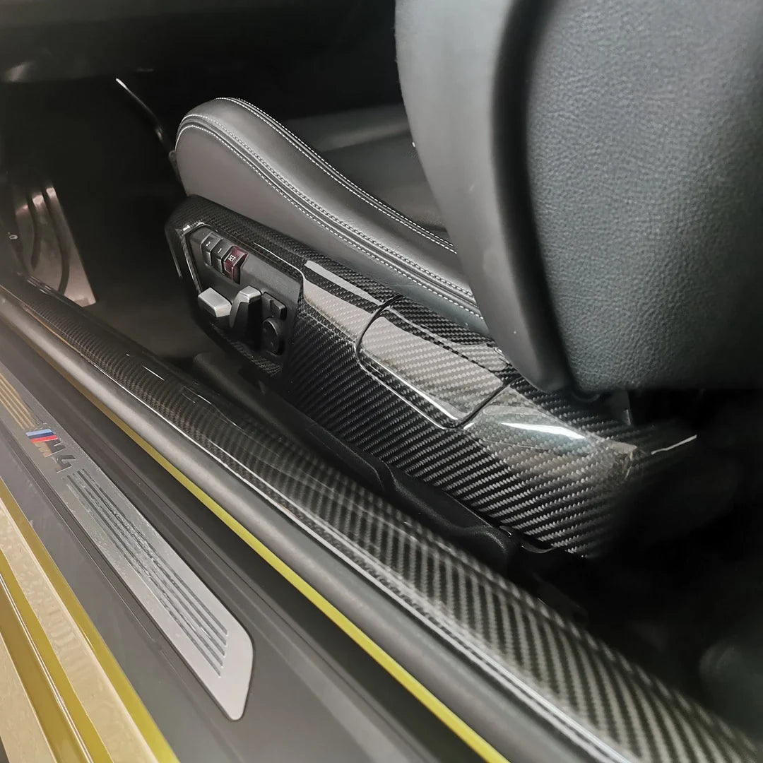 Carbon Fiber Side Seat Covers - BMW M2 F87 M3 F80 F81 M4 F82.