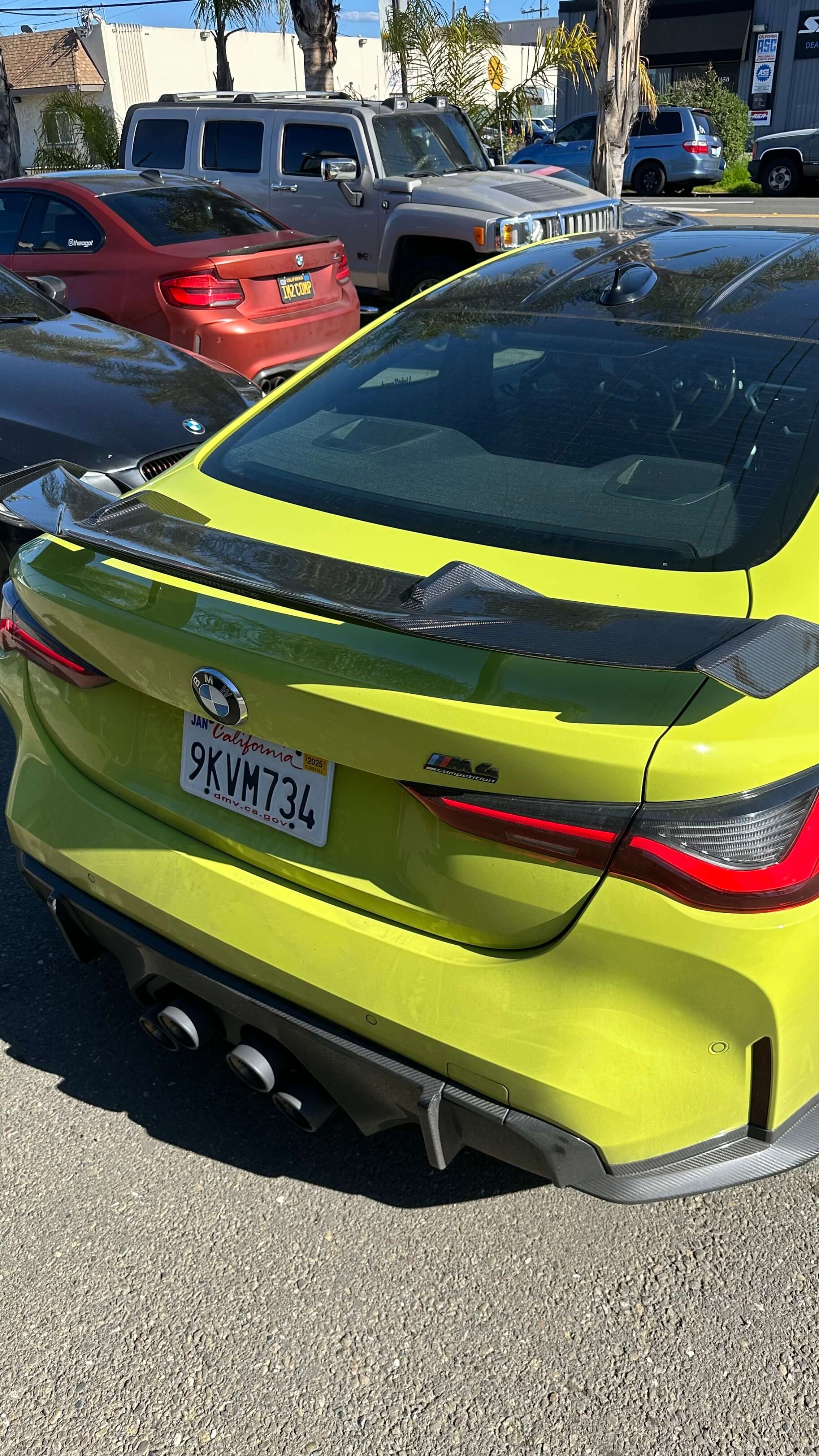 M Performance Style Carbon Rear Spoiler wing - BMW.