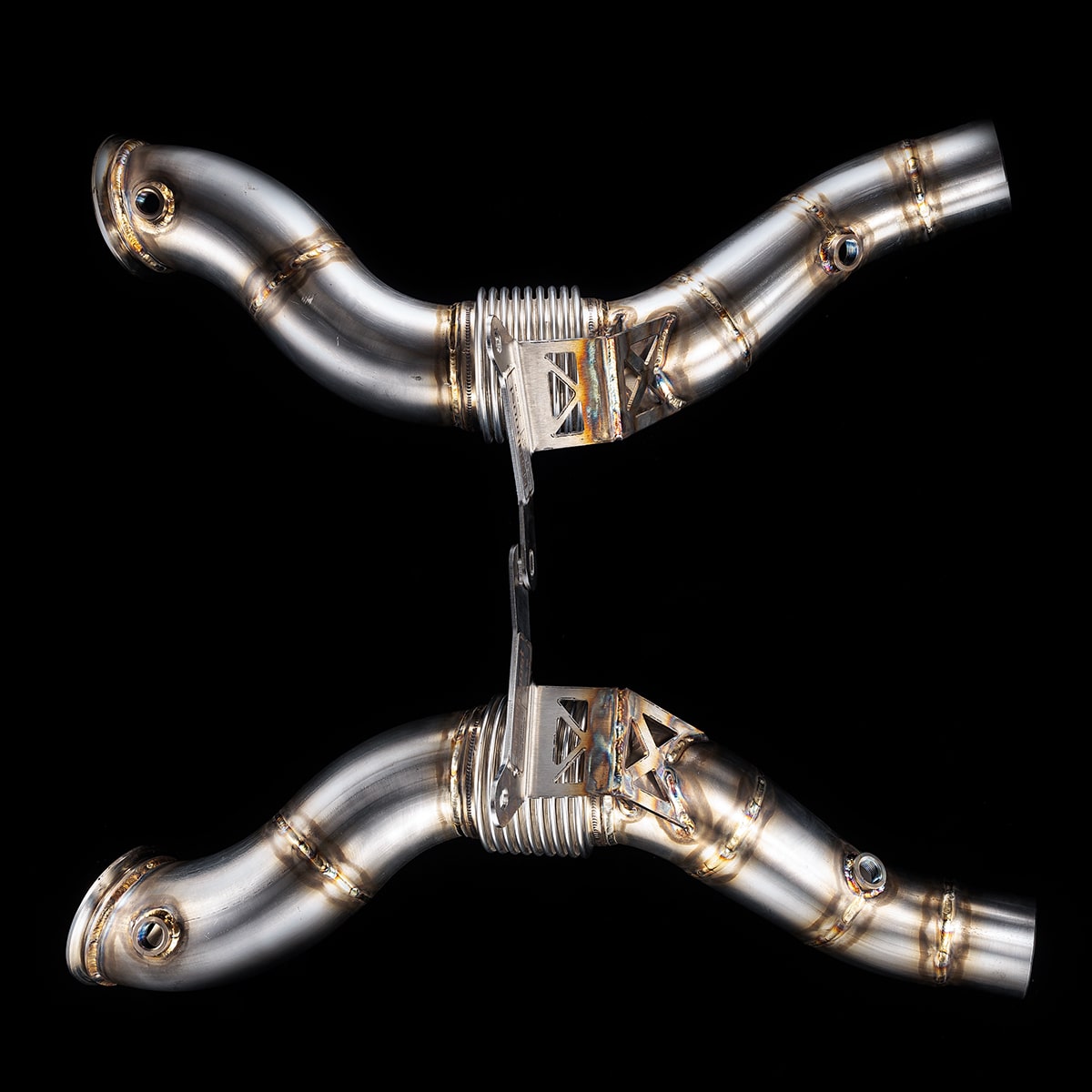 BlackBoost Ferrari 488 Pista/GTB/Spider Catless Downpipes