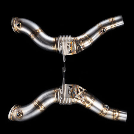 BlackBoost Ferrari 488 Pista/GTB/Spider Catless Downpipes
