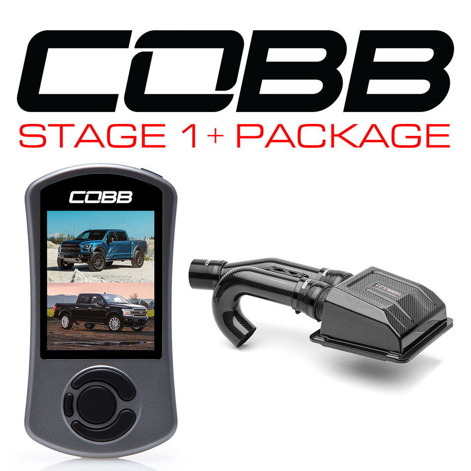 Cobb 17-20 Ford F-150 Raptor Stage 1+ Redline Carbon Fiber Power Package