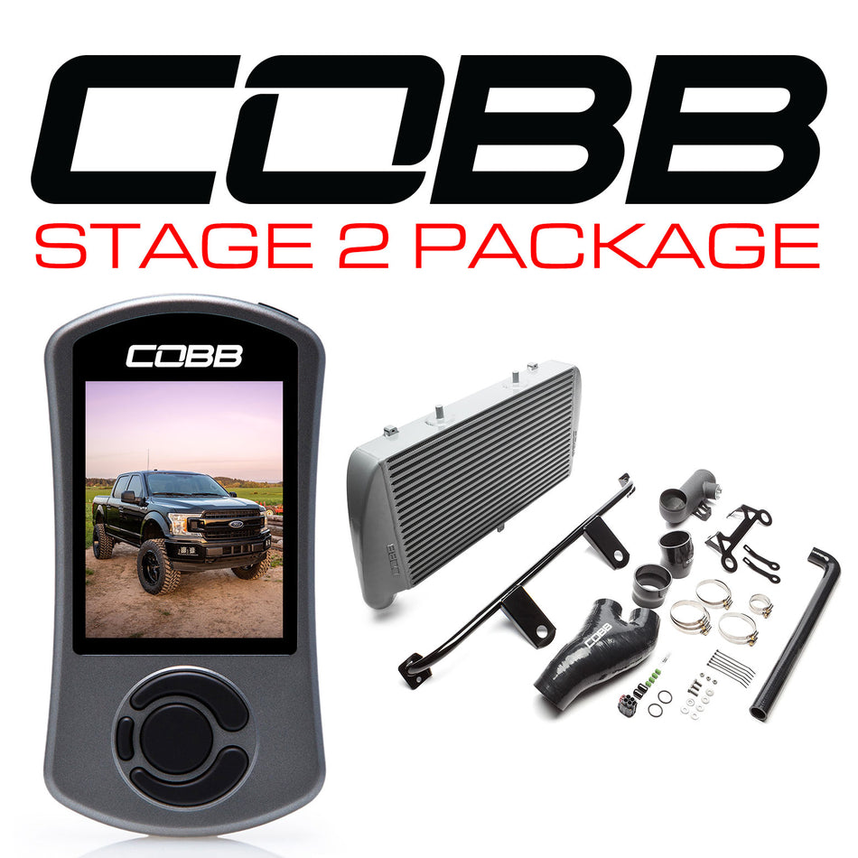 Cobb 2020 Ford F-150 EcoBoost 3.5L Stage 2 Power Package (No Intake) - Silver