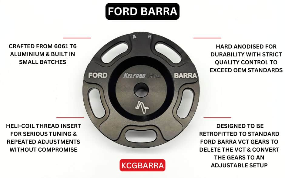 KCGBARRA | Barra Cam Gears