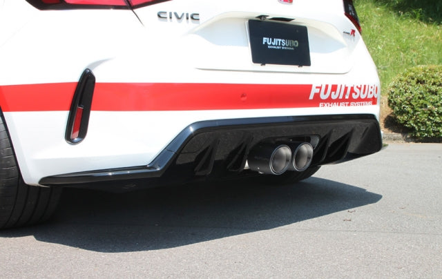 Fujitsubo A-RM+C Titanium Exhaust boosting 2023+ Civic Type R power, torque, lightweight high-impact upgrade