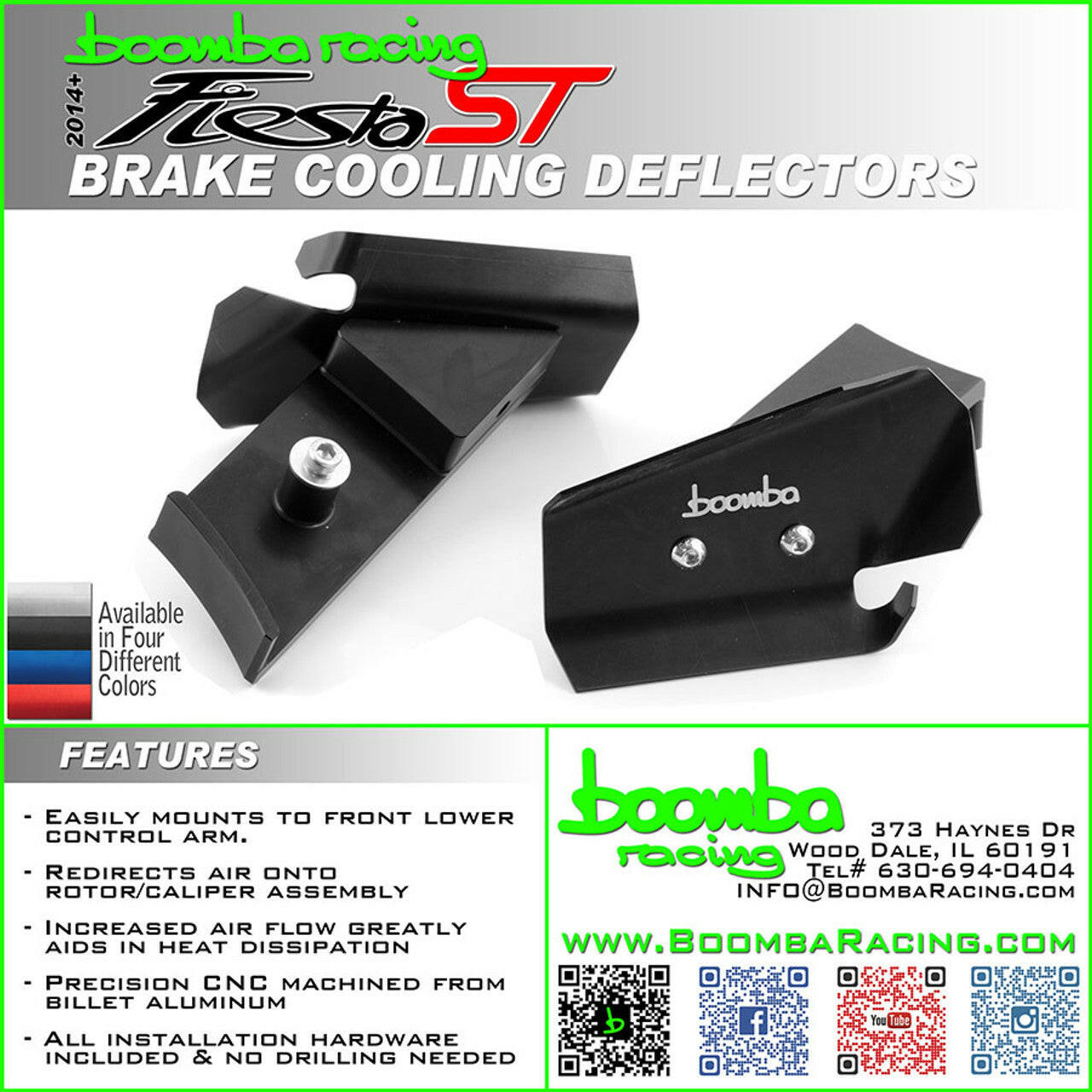 FIESTA ST BRAKE DEFLECTORS.