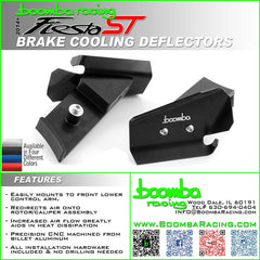 FIESTA ST BRAKE DEFLECTORS.