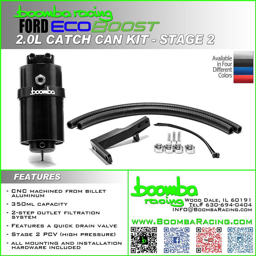 Ford EcoBoost 2.0L Stage 2 Catch Can