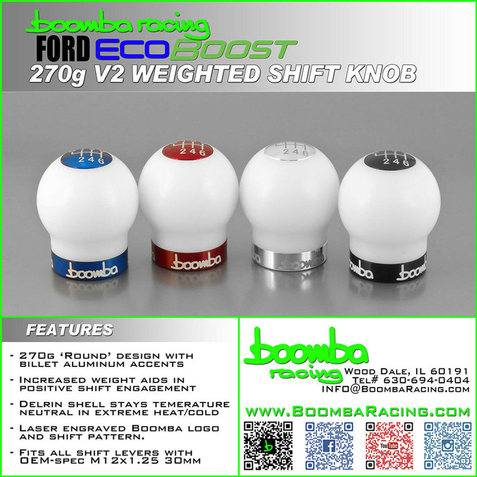 FORD 270G SHIFT KNOB WHITE.
