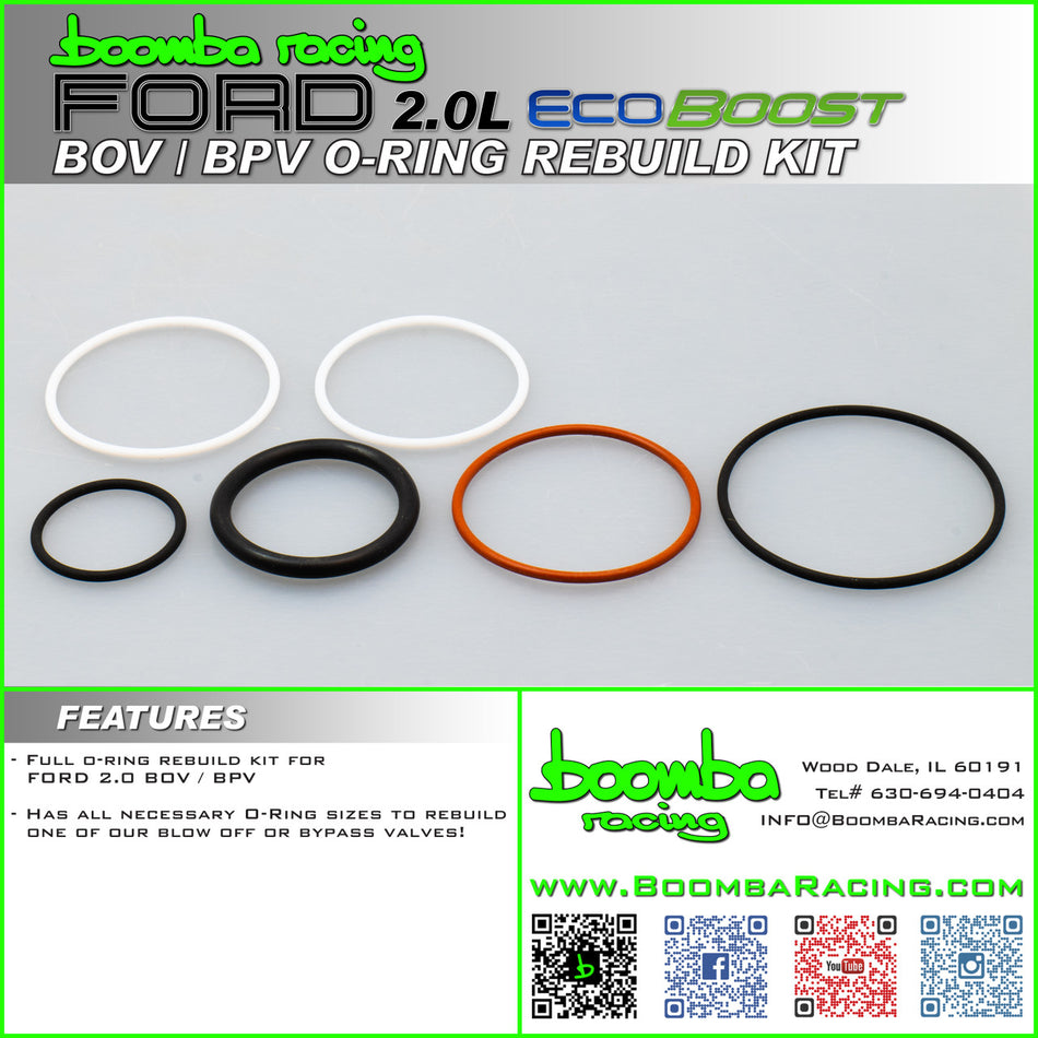 Ford EcoBoost Blow Off Valve / Bypass Valve O-Ring Rebuild Kit