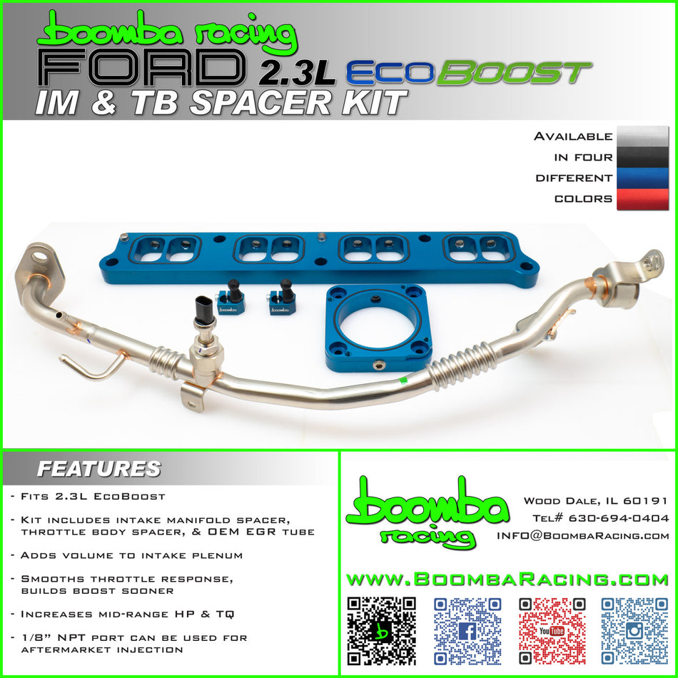 BRONCO / RANGER 2.3L INTAKE MANIFOLD & THROTTLE BODY SPACER KIT
