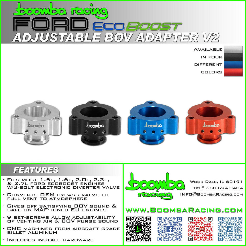 FORD EB ADJUSTABLE BOV ADAPTER V2.