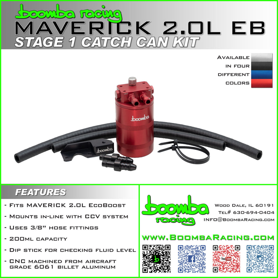 Maverick EcoBoost 2.0L Stage 1 Catch Can Kit