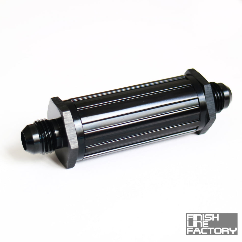 FLF Billet AN Fuel Filter (150 Micron)