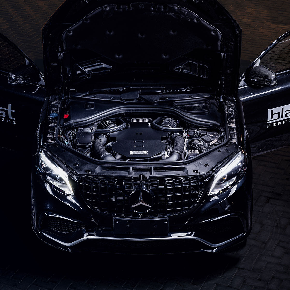 BlackBoost Mercedes GLE63(S) M157 (W166/C292) Cold Air Intake System 2nd Gen