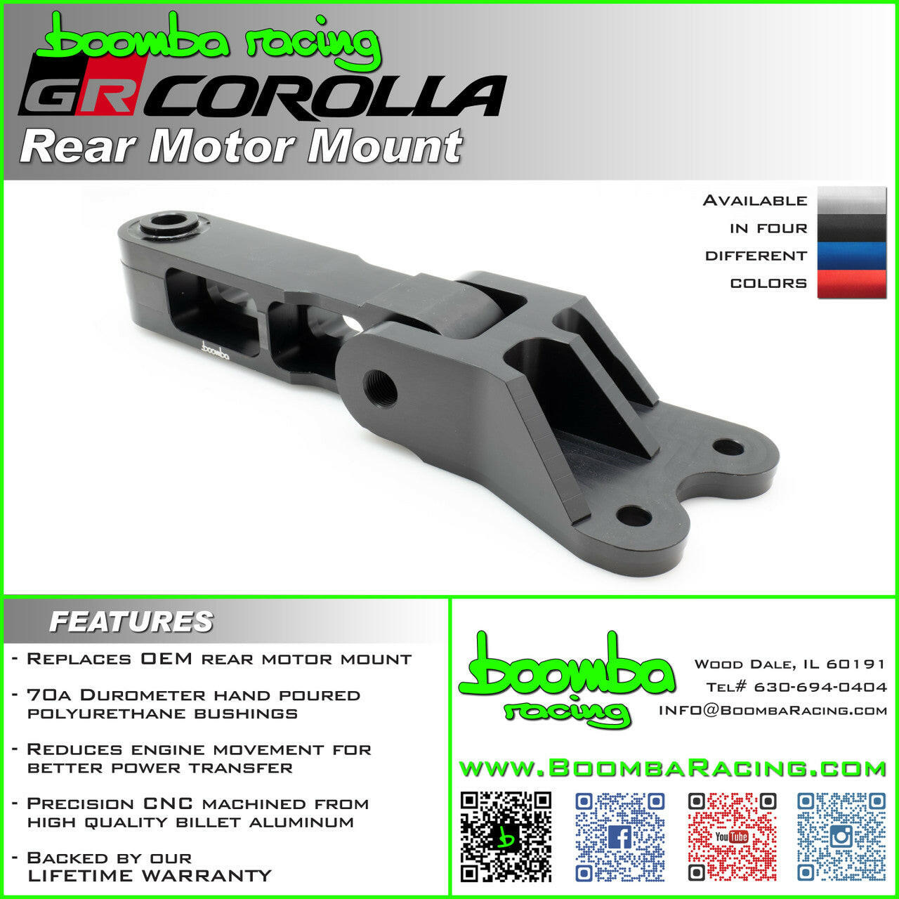 GR Corolla Rear Motor Mount.