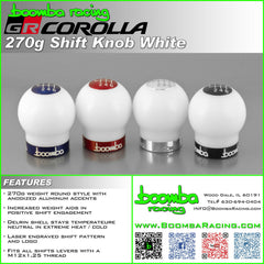 GR Corolla 270G Weighted Shift Knob White.