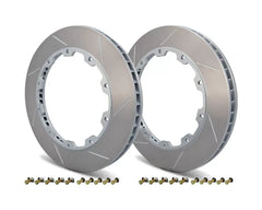 Girodisc 2 Piece 390mm Front Rotor Ring Replacements for Mercedes-Benz E63 AMG W213, Audi RS6 C7, RS7.
